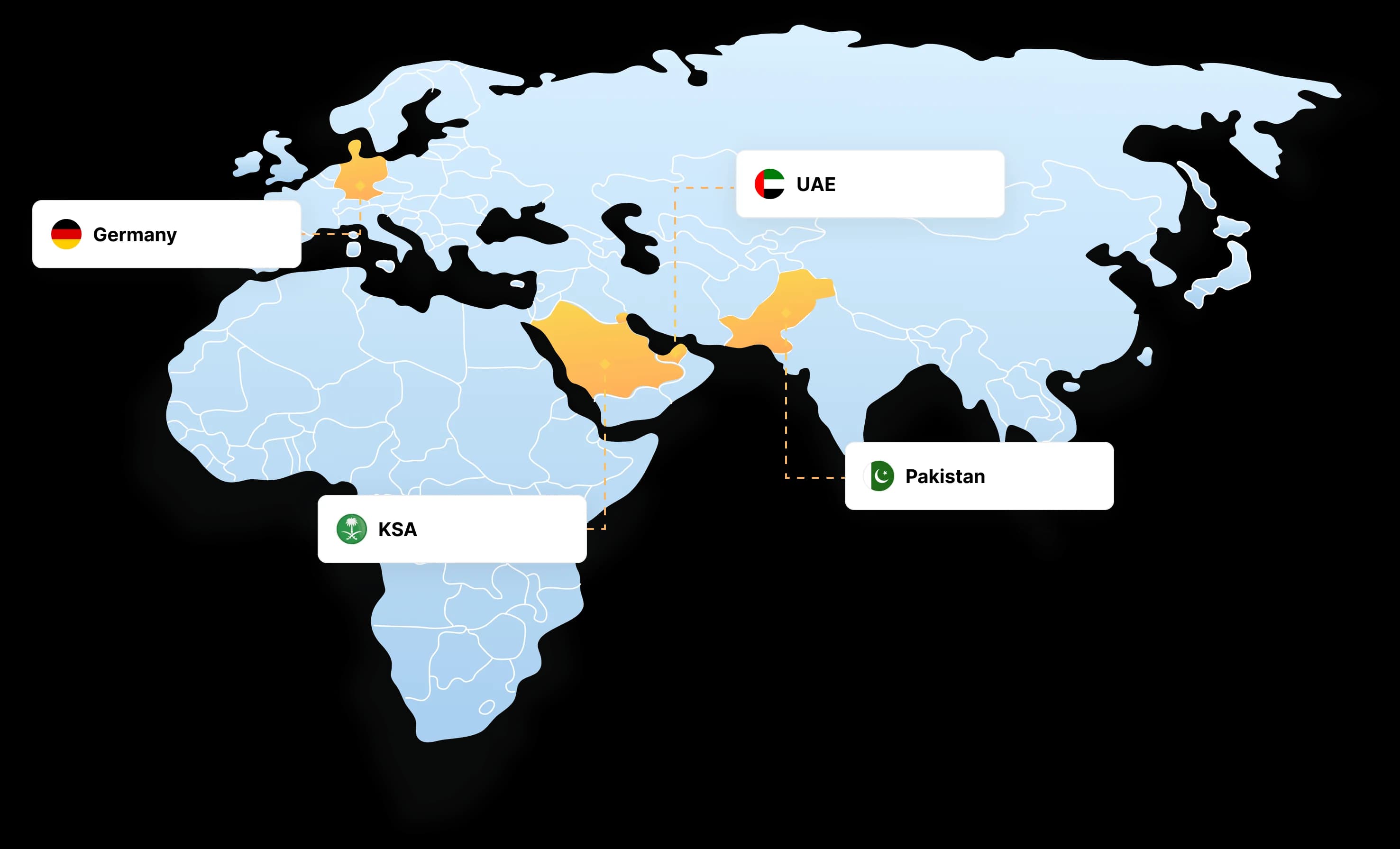 MTronic Global Presence Map