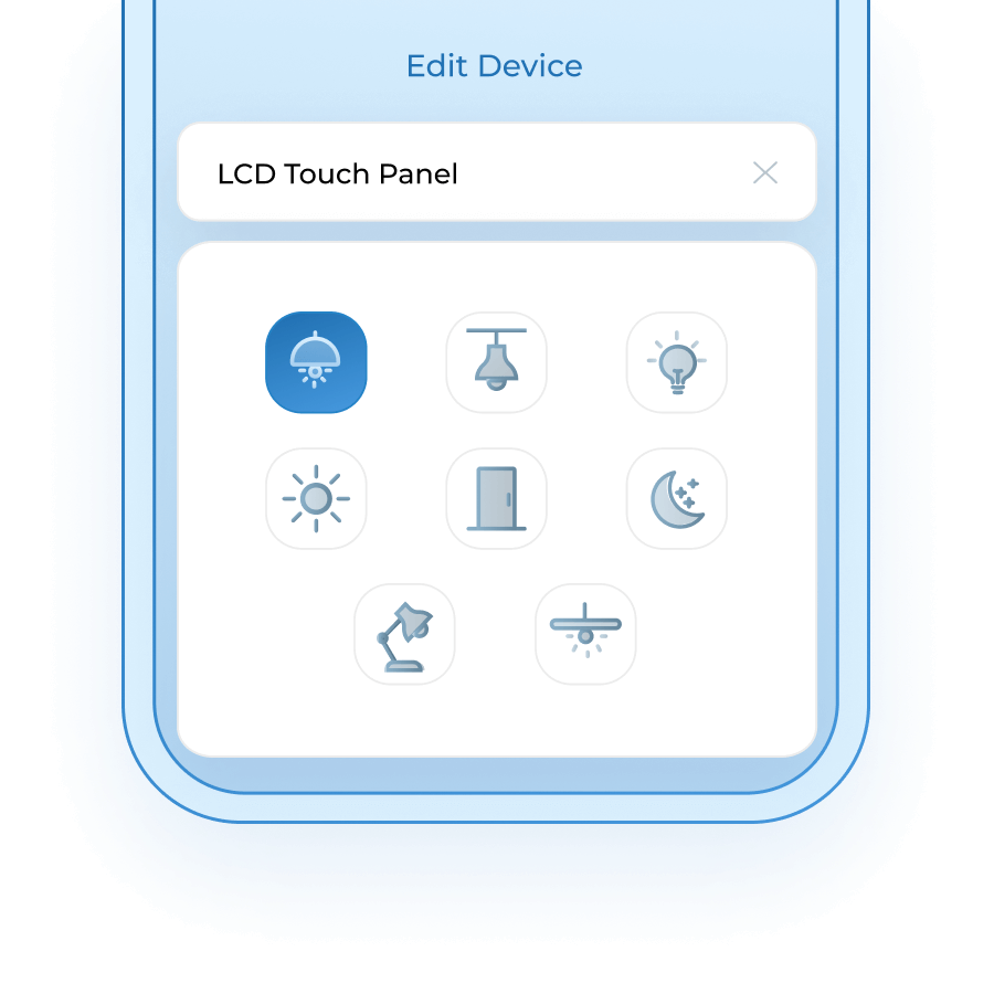 واجهة تطبيق لوحة اللمس LCD من MTronic