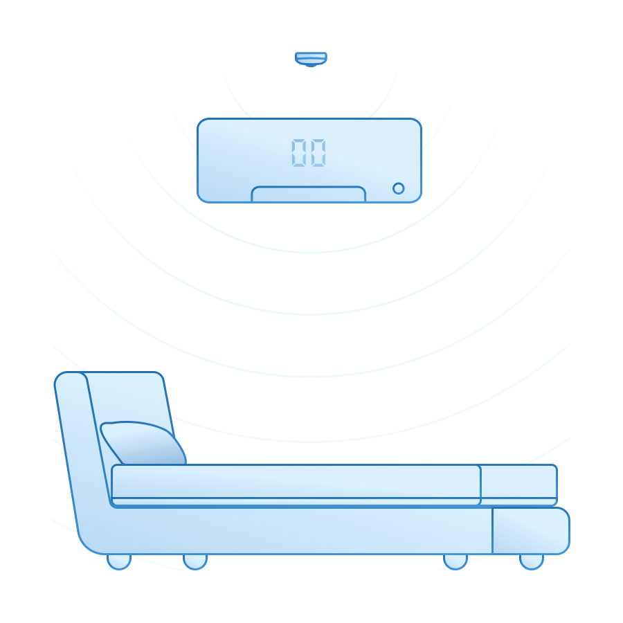 استخدام جهاز استشعار الحركة والضوء من MTronic لإيقاف تشغيل المكيف عندما لا يكون هناك أحد في الغرفة