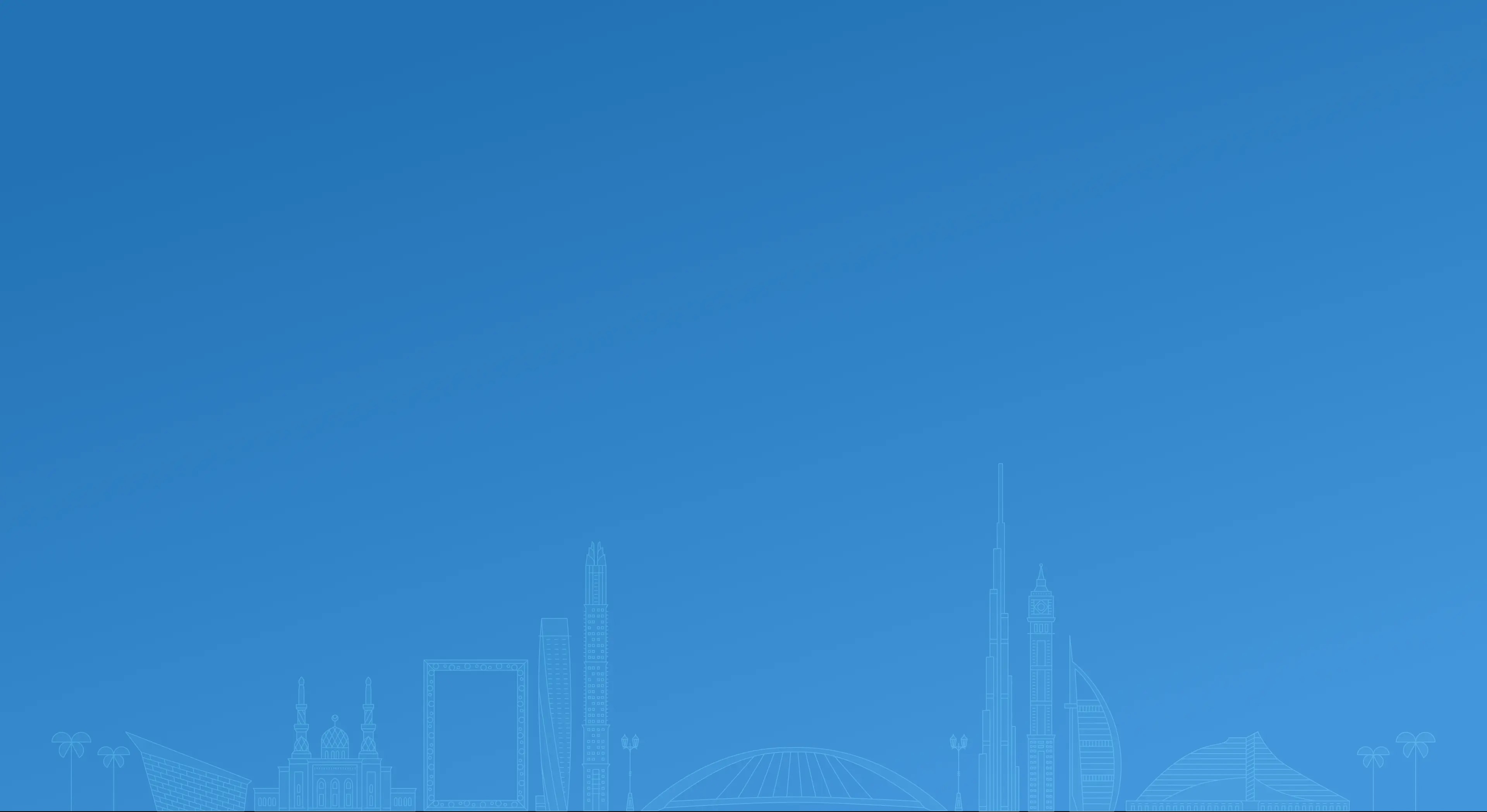 Background image with UAE Landmarks