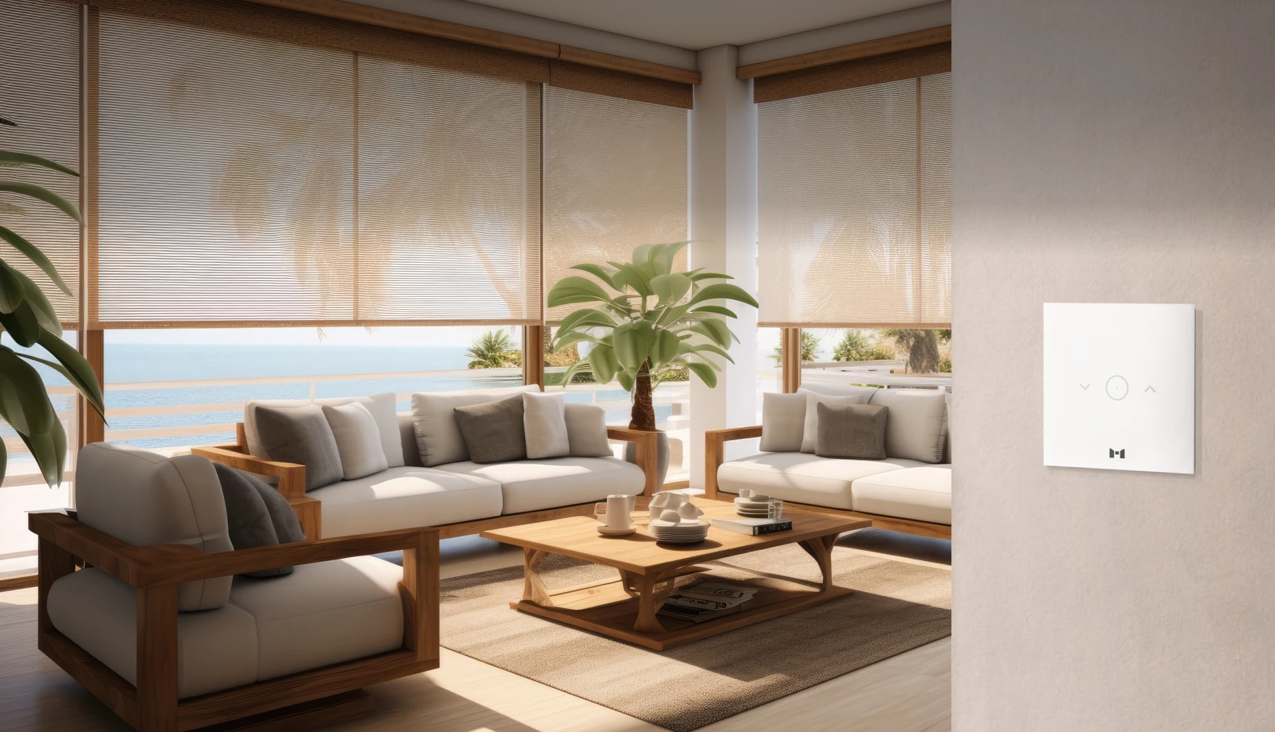 لوحة الستارة الذكية تتحكم في ما يصل إلى 16 ستارة