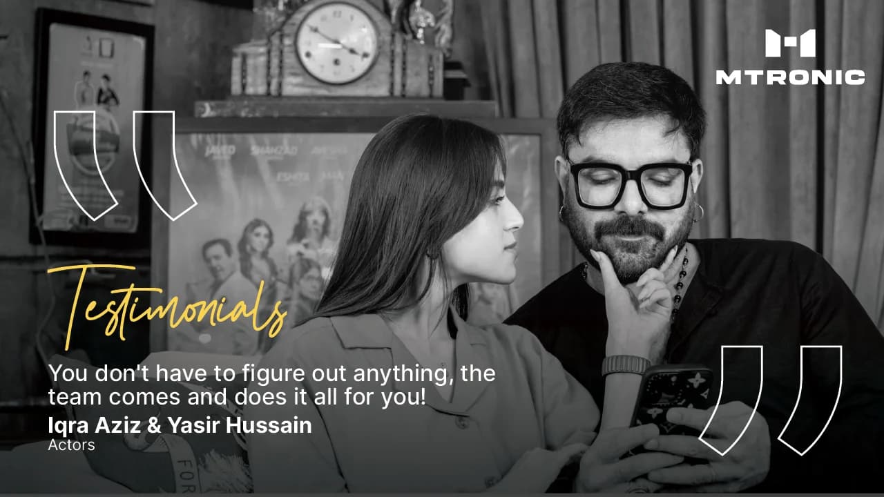 Iqra Aziz Testimonial Video Thumbnail